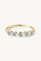 Five Stone Moissanite Ring