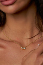Trinity Spark Moissanite Necklace
