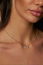 Trinity Spark Moissanite Necklace