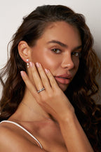 Twilight Moissanite Double-Sided Earrings