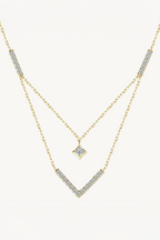 V-Radiance Moissanite Necklace